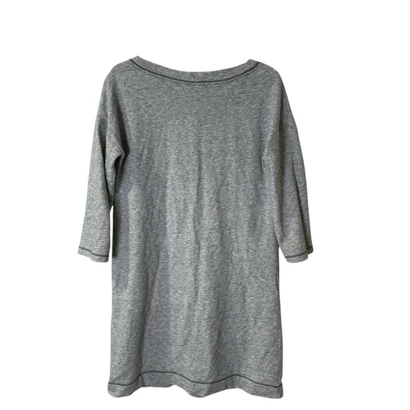 Gap Women’s M Tall Gray Sweatshirt French Terry Casual Dress - Picture 3 of 4
